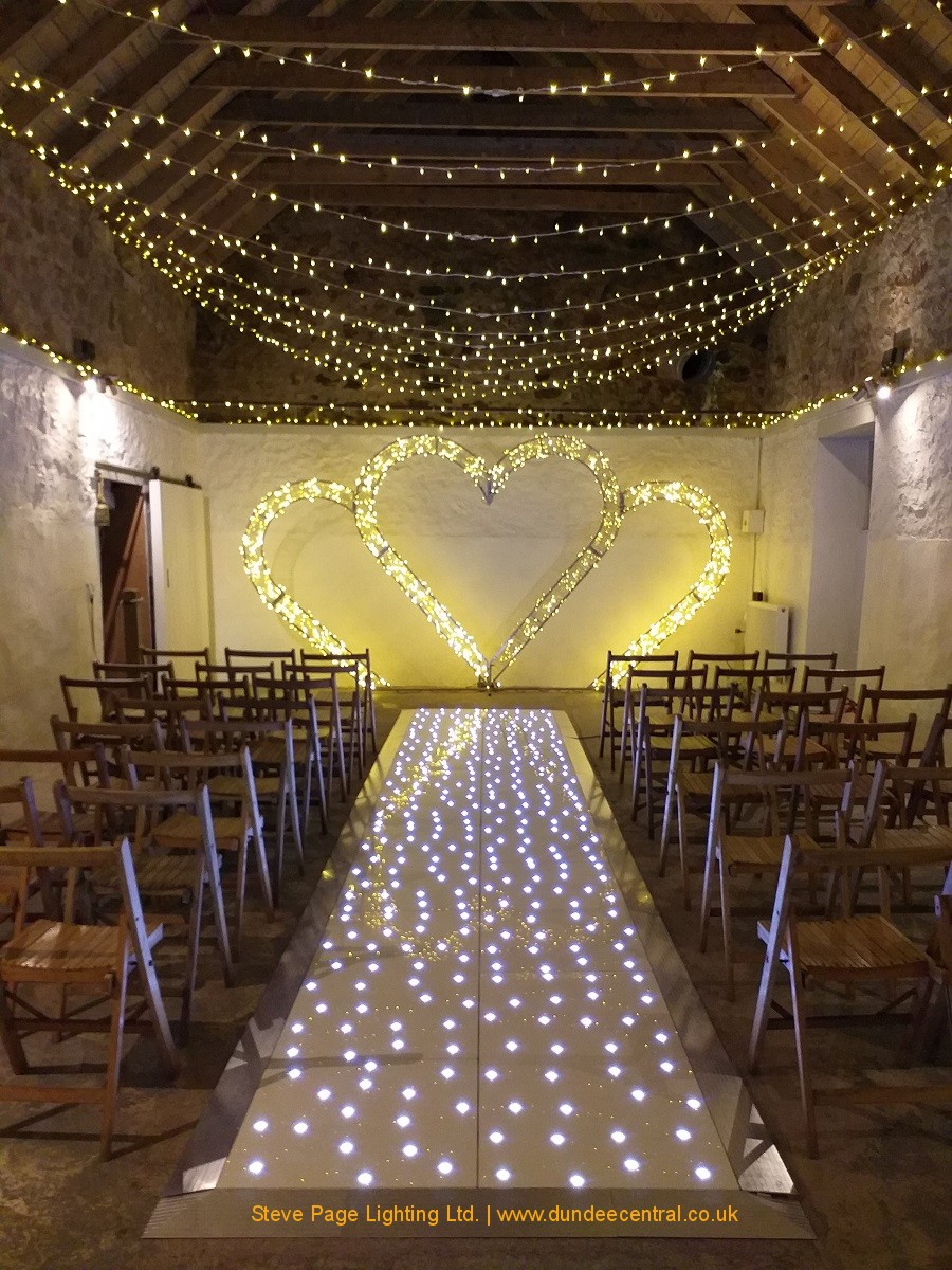 heart shaped wedding arch hire